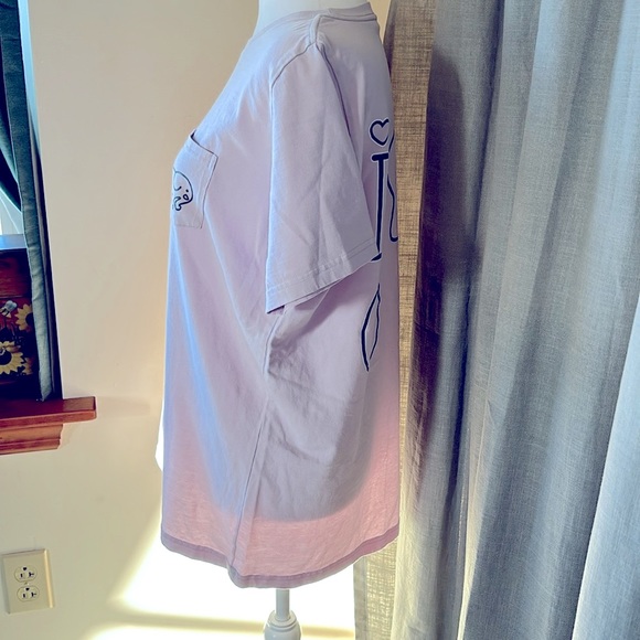 NWOT - Light Purple Ivory Ella Short Sleeve Tee - I love OBX - Large - Picture 4 of 7